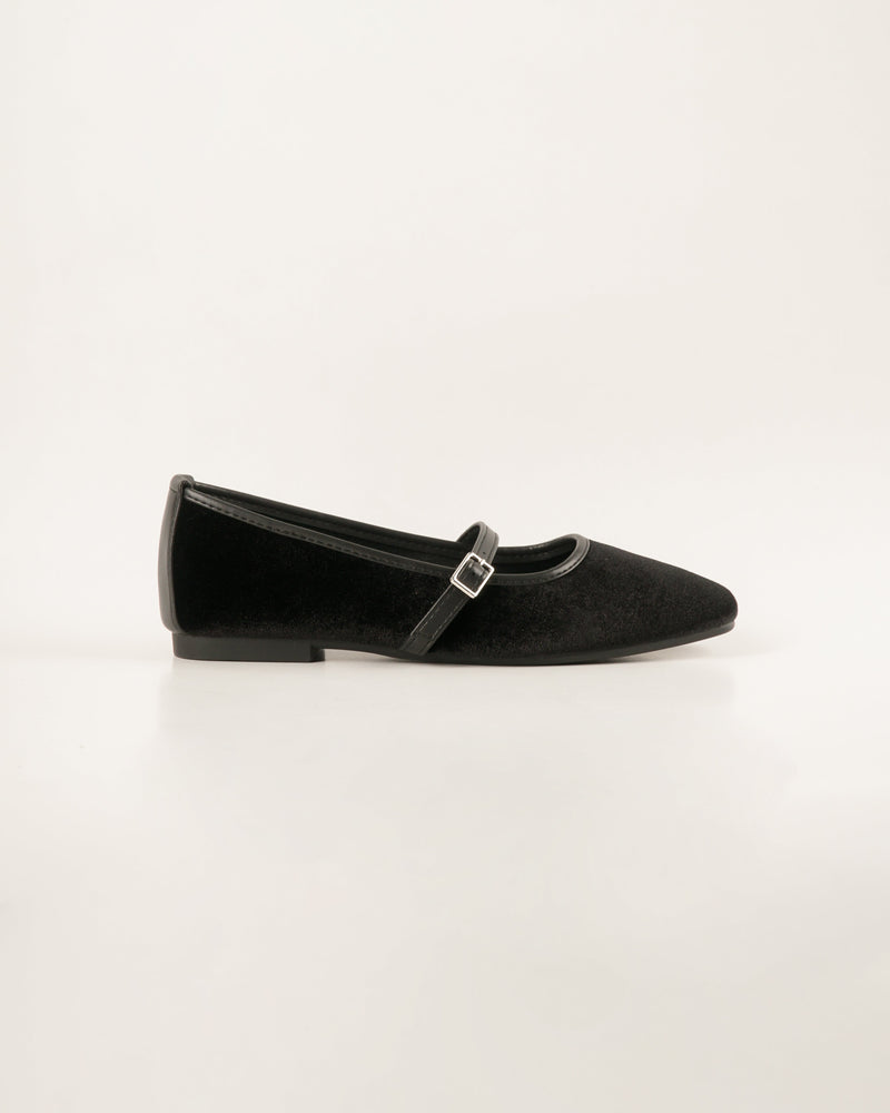 Blow Joan Velvet Flats Shoes Wanita BLWF 0046