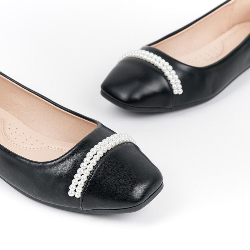 Blow BLNW 0105 Kiara Flats Shoes Wanita Sepatu Hitam Balet Women Shoes
