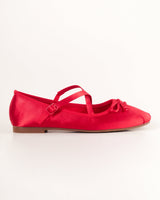 Blow Mason Satin Mary Jane Ballet Flats BLWF 0024