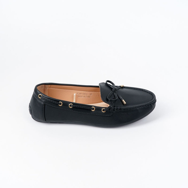 Blow BLWF 0013 Alma Moccasin Flats Shoes Wanita Sepatu Hitam Balet Women Shoes