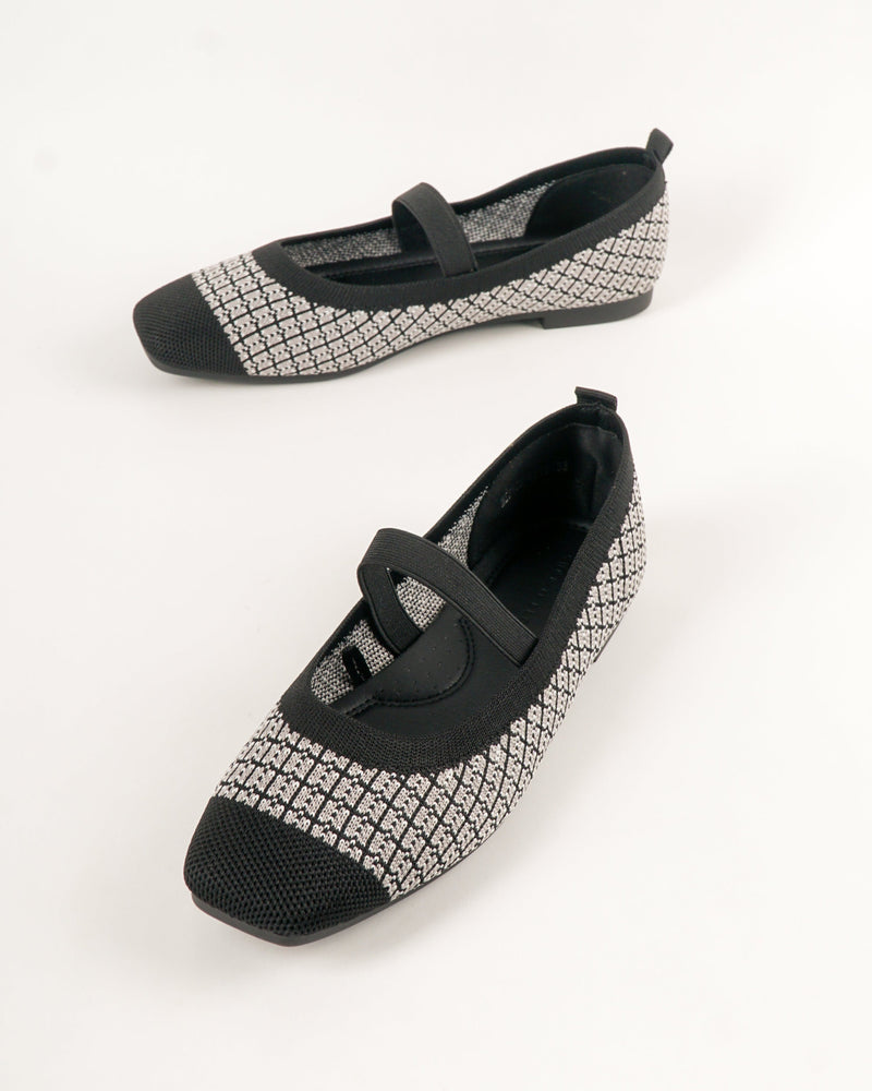 Blow Len Mary Jane Flats Knit MINNIK 0016