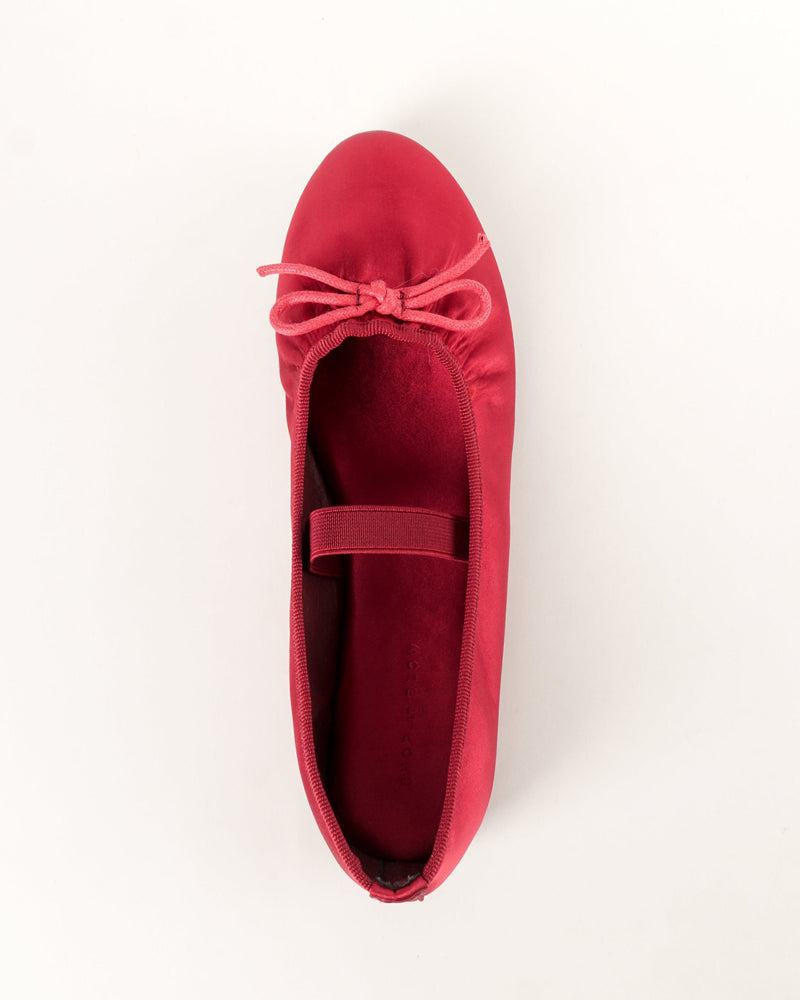Blow Selia Satin Ballerina Flats Shoes BLWF 0019