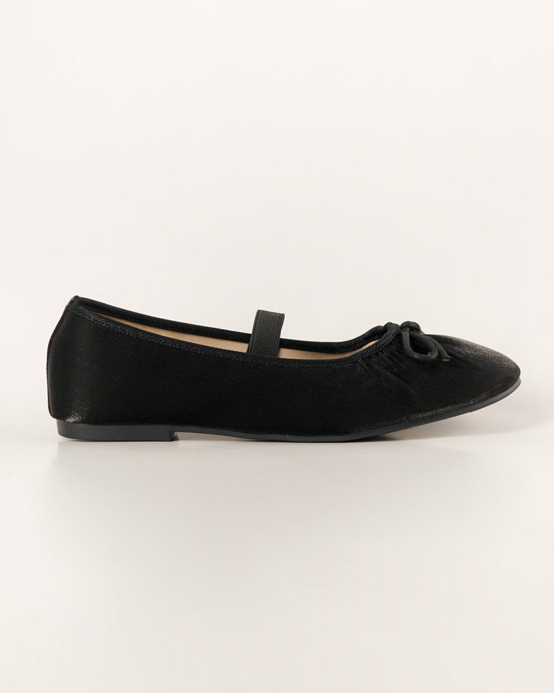 Blow Selia Satin Ballerina Flats Shoes BLWF 0019
