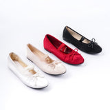 Blow Selia Satin Ballerina Flats Shoes BLWF 0019