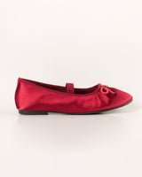 Blow Selia Satin Ballerina Flats Shoes BLWF 0019