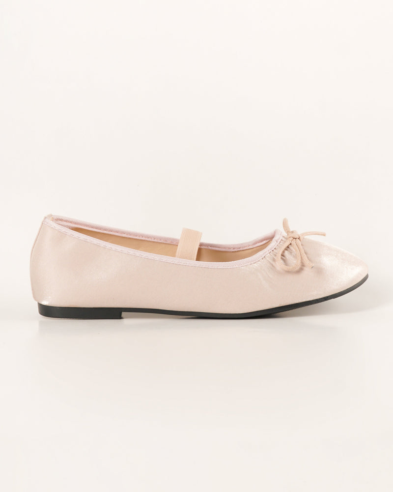 Blow Selia Satin Ballerina Flats Shoes BLWF 0019