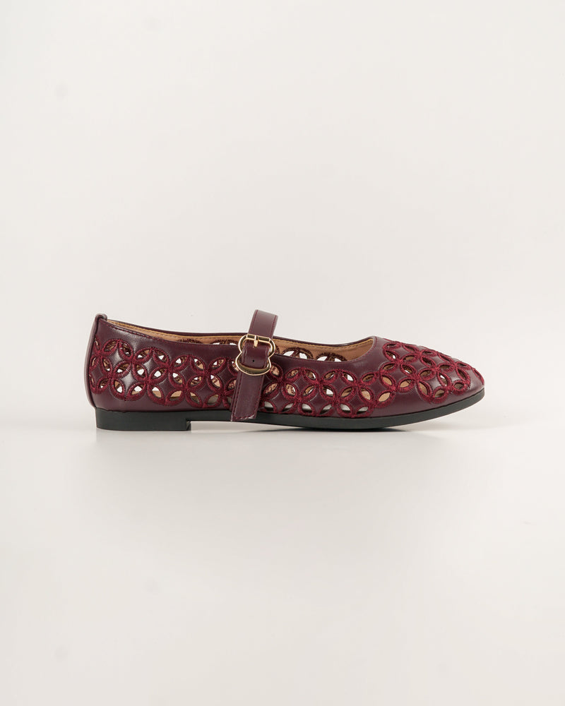 Blow Kale Mary Jane Flats Shoes Wanita MINNIK 0018