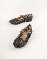 Blow Kale Mary Jane Flats Shoes Wanita MINNIK 0018
