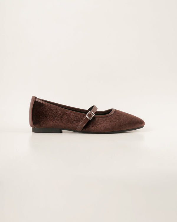 Blow Joan Velvet Flats Shoes Wanita BLWF 0046