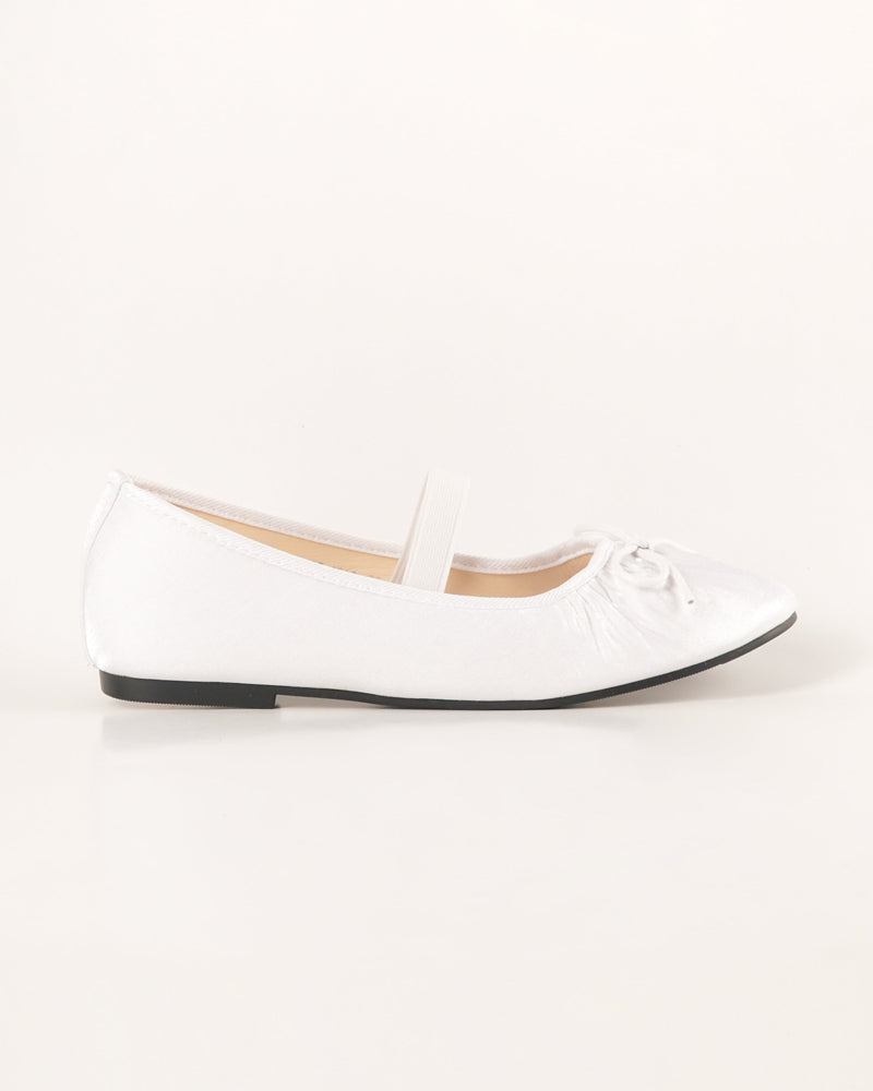 Blow Selia Satin Ballerina Flats Shoes BLWF 0019