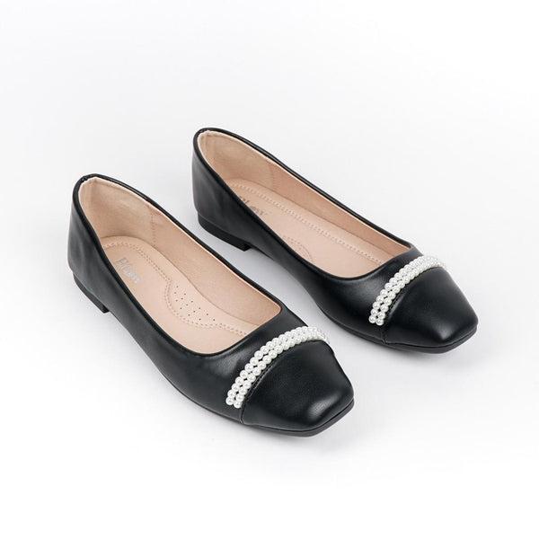 Blow BLNW 0105 Kiara Flats Shoes Wanita Sepatu Hitam Balet Women Shoes