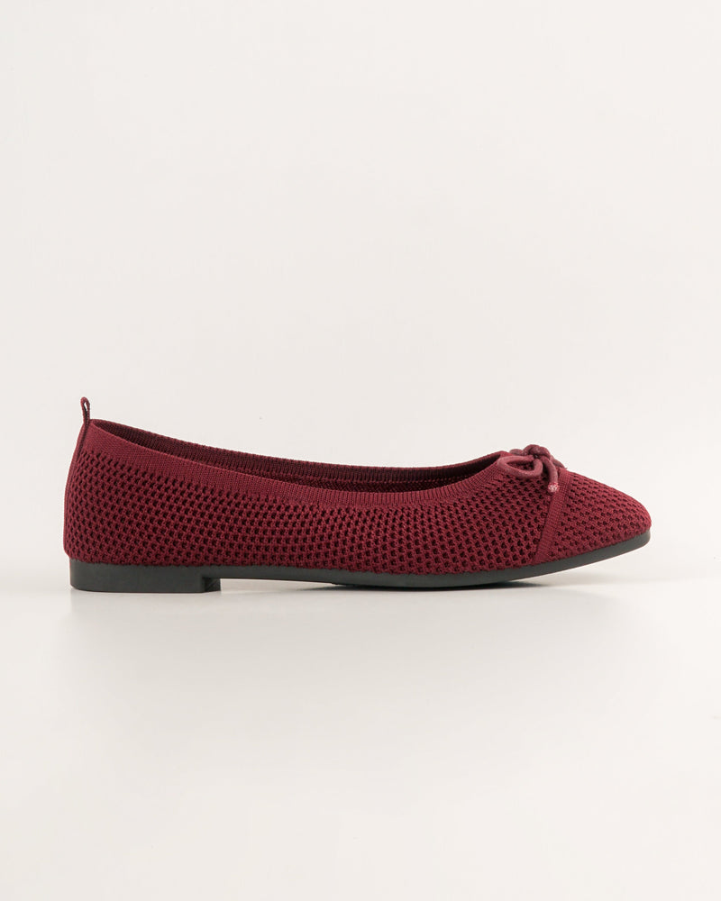 Blow Ota Knit Classic Flats Shoes MINNIK 0019