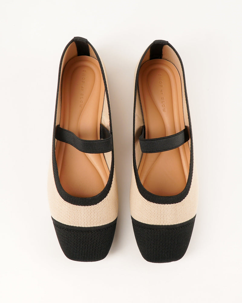 Blow Gia Knit Mary Jane Flats Shoes BLWF 0040