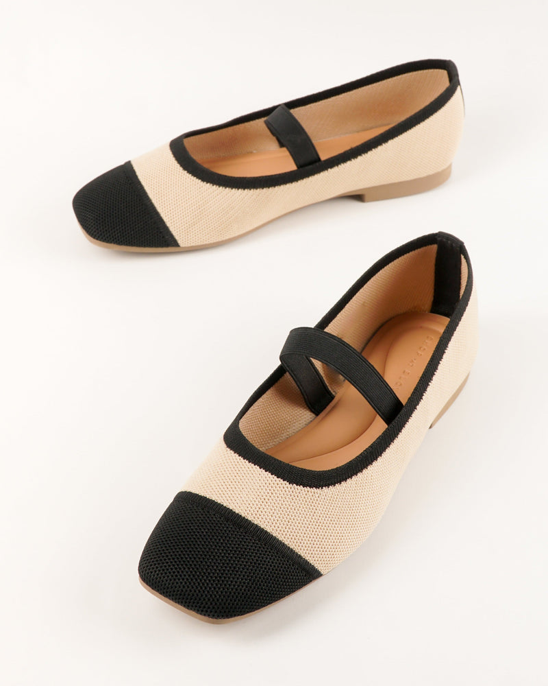 Blow Gia Knit Mary Jane Flats Shoes BLWF 0040