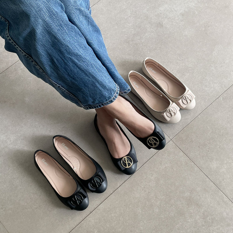 Blow Sophie Flats Shoes Sepatu Hitam Wanita Balet Women Shoes BLNW 0054