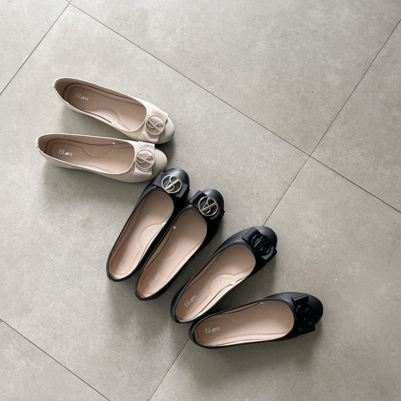 Blow Sophie Flats Shoes Sepatu Hitam Wanita Balet Women Shoes BLNW 0054