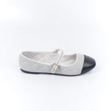 Blow BLWF 0015 Fala Toe Cap Quilted Mary Jane Ballet Flats Shoes Wanita Sepatu Hitam Women Shoes